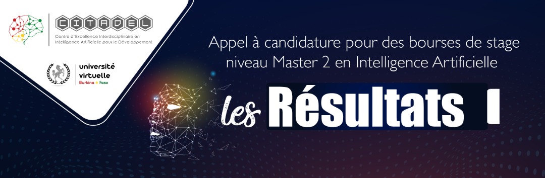 Résultats de l’appel à candidature de Bourses de Stage pour des Mémoires d’Excellence