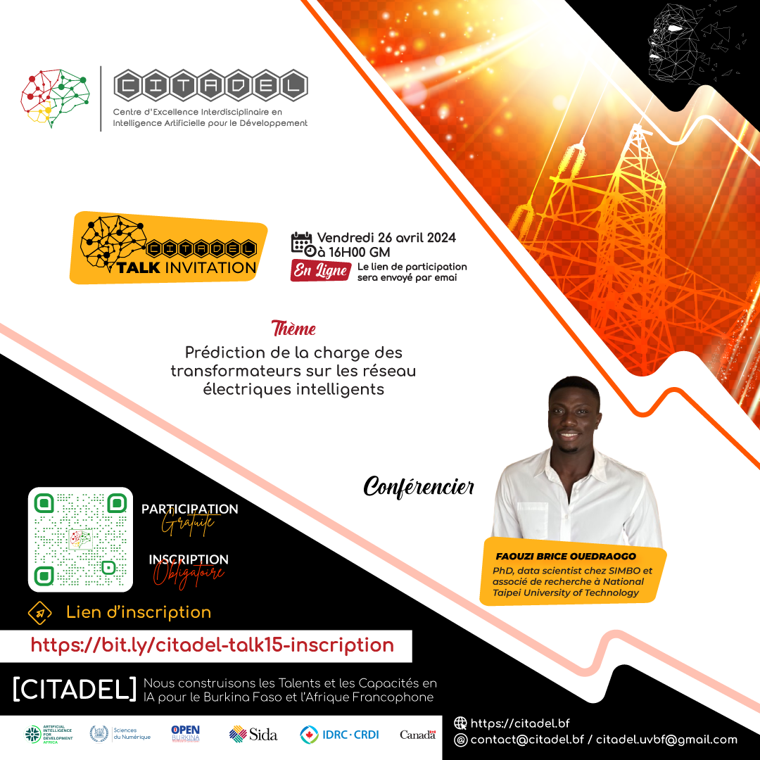 CITADEL TALK INVITATION 15 : Prediction de la charge des transformateurs sur