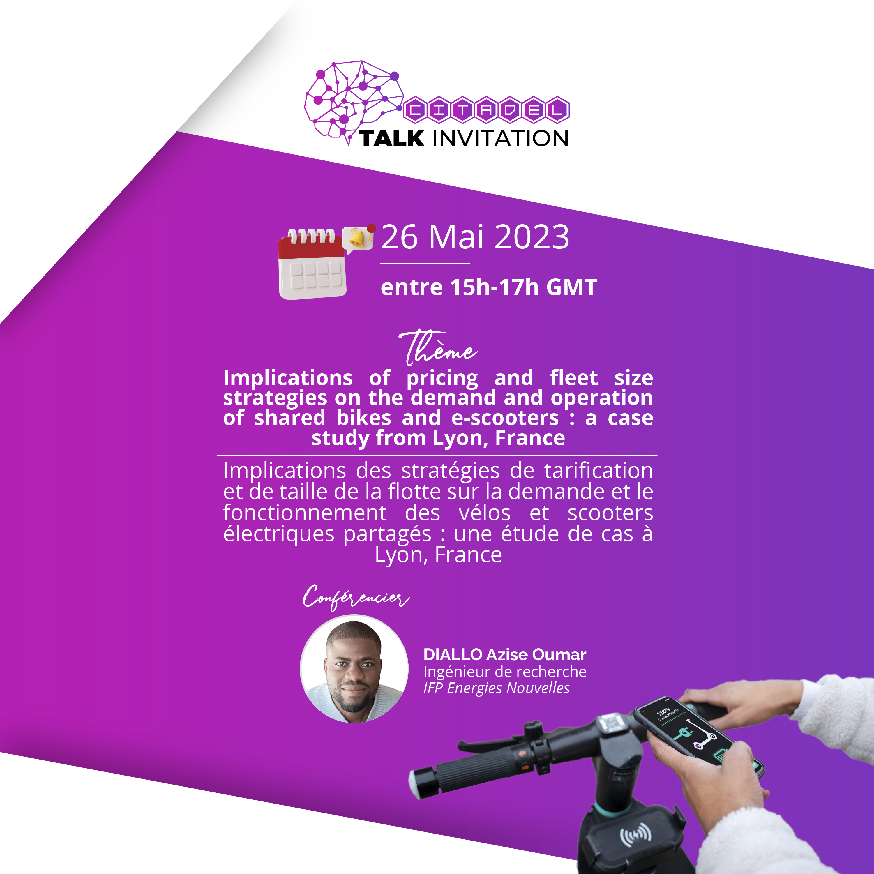 CITADEL TALK INVITATION 8 : Implications of pricing and fleet size strategies