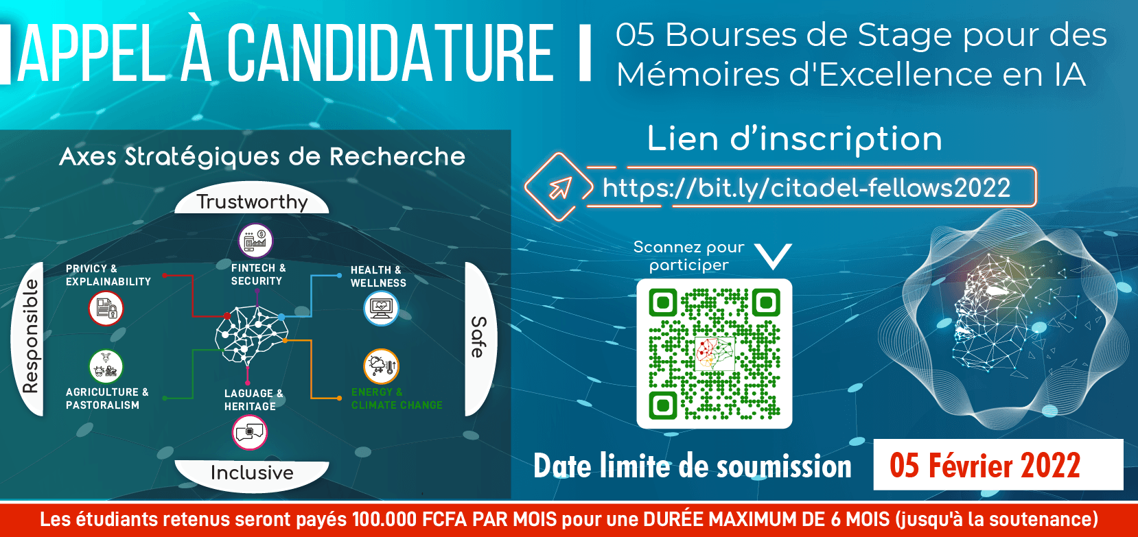 APPEL À CANDIDATURE : Bourses de Stage pour des Mémoires d'Excellence