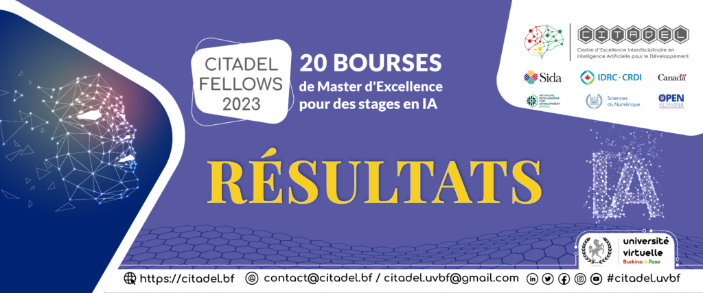 CITADEL FELLOWS 2023 : RESULTATS