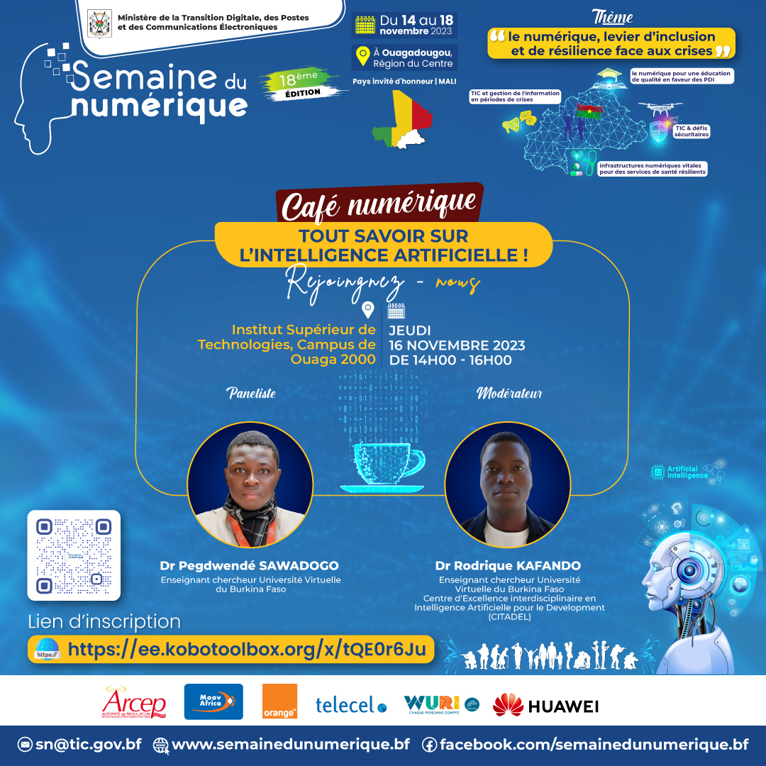 Semaine du Numérique 2023 : Café numérique sur l''''intelligence Artificielle