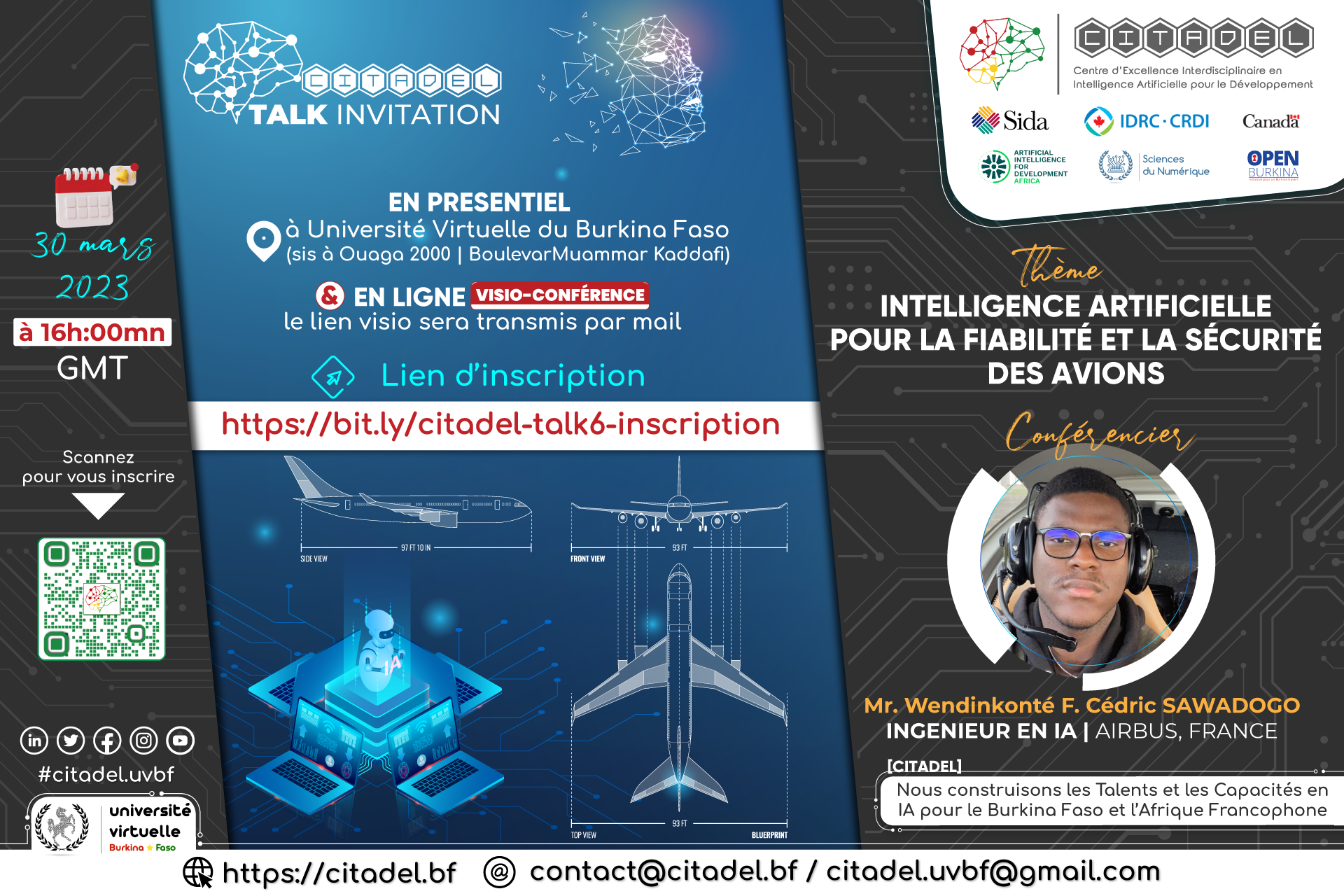 CITADEL TALK INVITATION 6 : Intelligence Artificielle (IA) pour la fiabilité